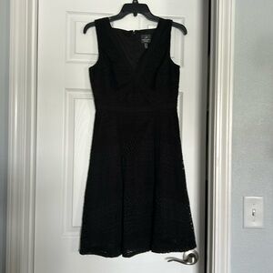 Adrianna Papell Size 4 Black Lace dress